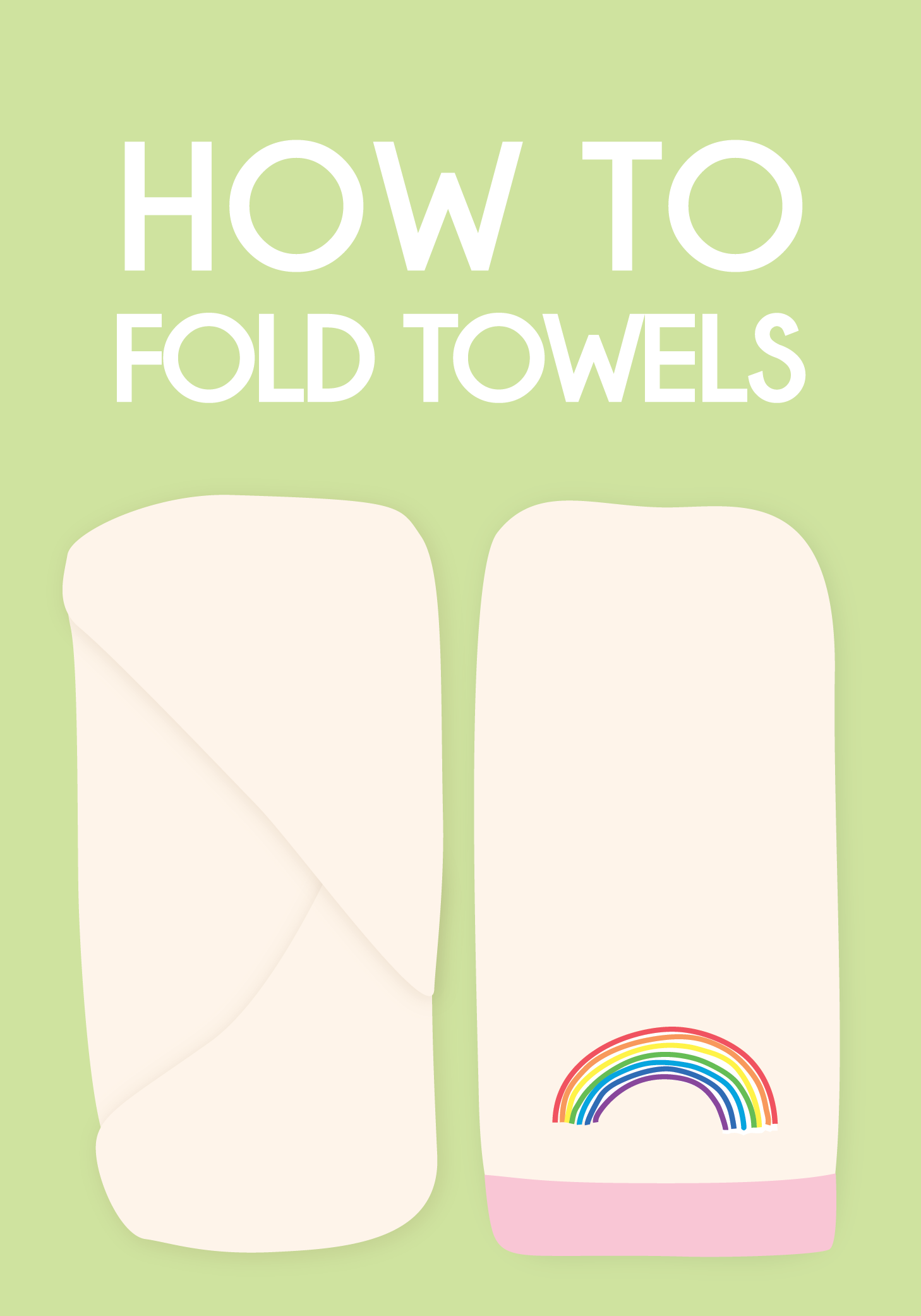 how to fold towels